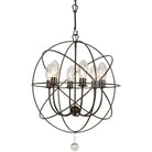 Crystorama - Solaris Six Light Outdoor Chandelier - SOL-9326-EB - Canada Light Shop