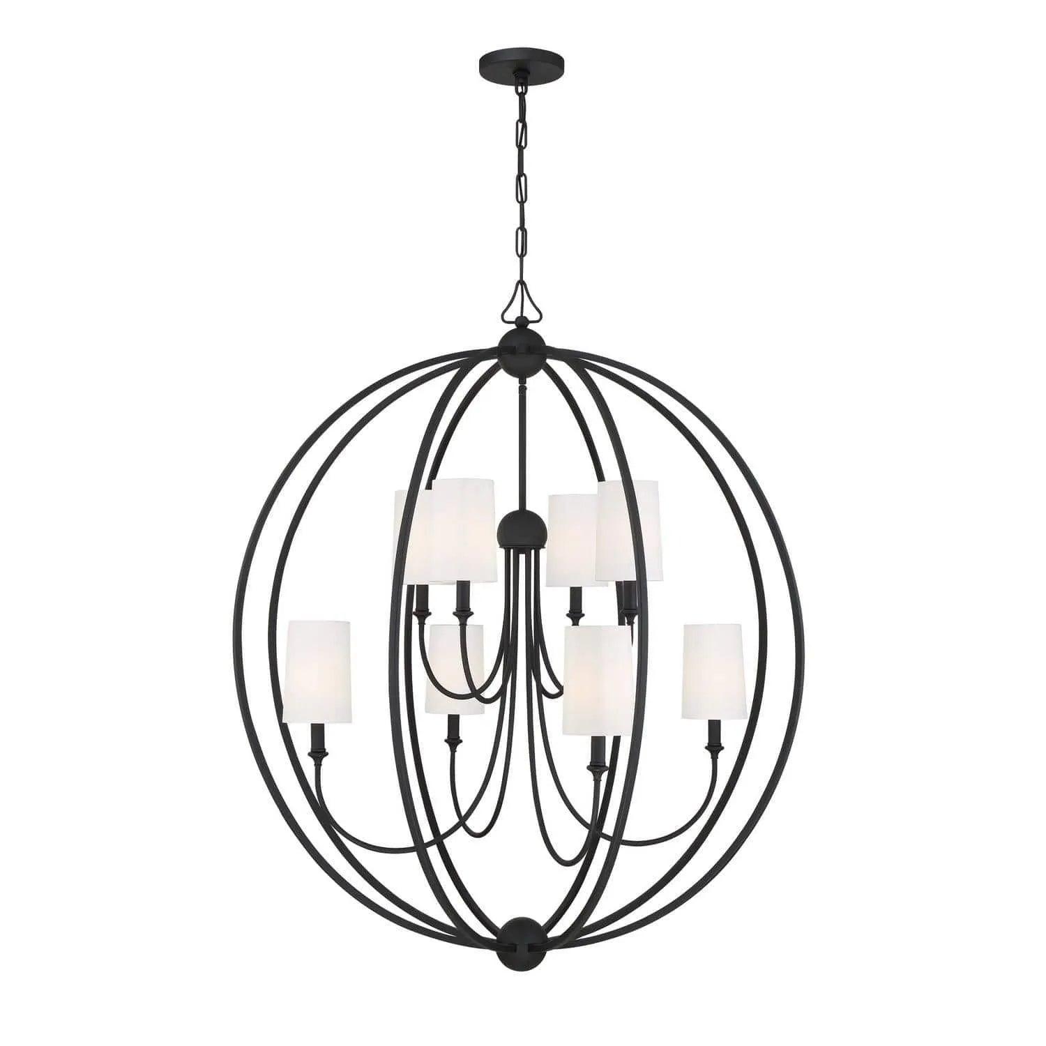 Crystorama - Sylvan Eight Light Chandelier - 2246-BF - Canada Light Shop
