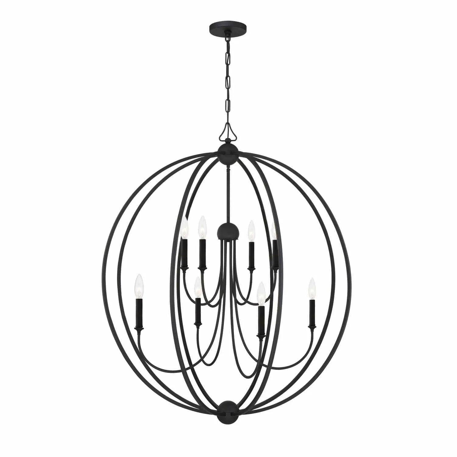 Crystorama - Sylvan Eight Light Chandelier - 2246-BF_NOSHADE - Canada Light Shop