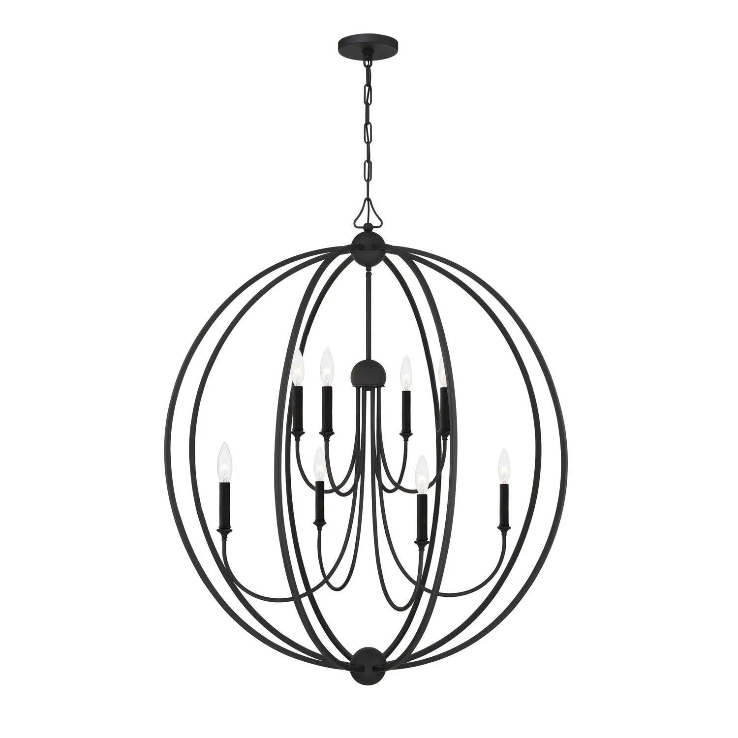Crystorama - Sylvan Eight Light Chandelier - 2246-DB - Canada Light Shop