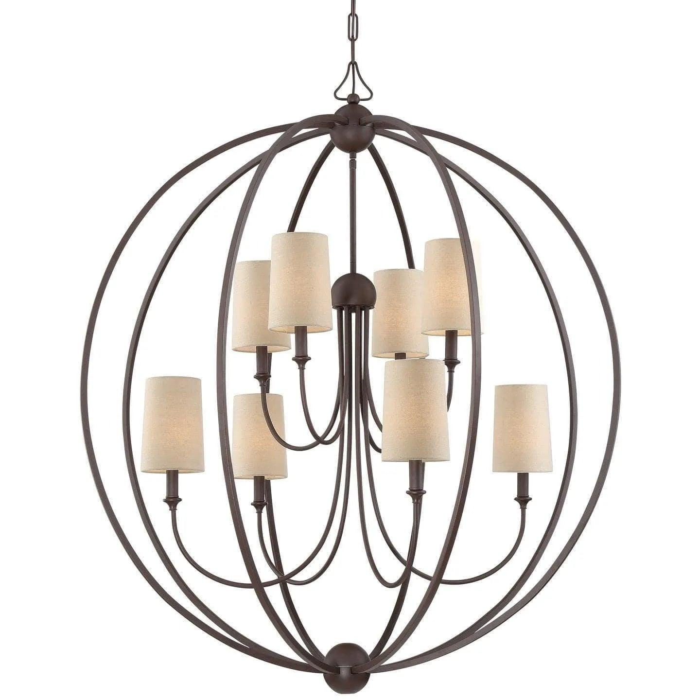 Crystorama - Sylvan Eight Light Chandelier - 2246-DB - Canada Light Shop