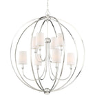 Crystorama - Sylvan Eight Light Chandelier - 2246-PN - Canada Light Shop