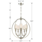 Crystorama - Sylvan Five Light Chandelier - 2247-DB - Canada Light Shop