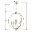 Crystorama - Sylvan Five Light Chandelier - 2247-DB - Canada Light Shop