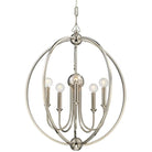Crystorama - Sylvan Five Light Chandelier - 2247-PN_NOSHADE - Canada Light Shop