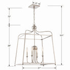 Crystorama - Sylvan Four Light Chandelier - 2244-DB - Canada Light Shop