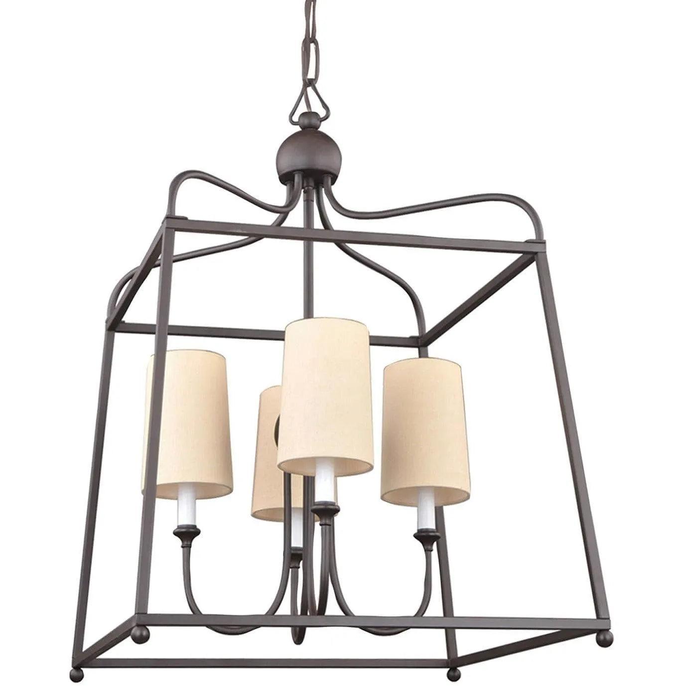 Crystorama - Sylvan Four Light Chandelier - 2244-DB - Canada Light Shop