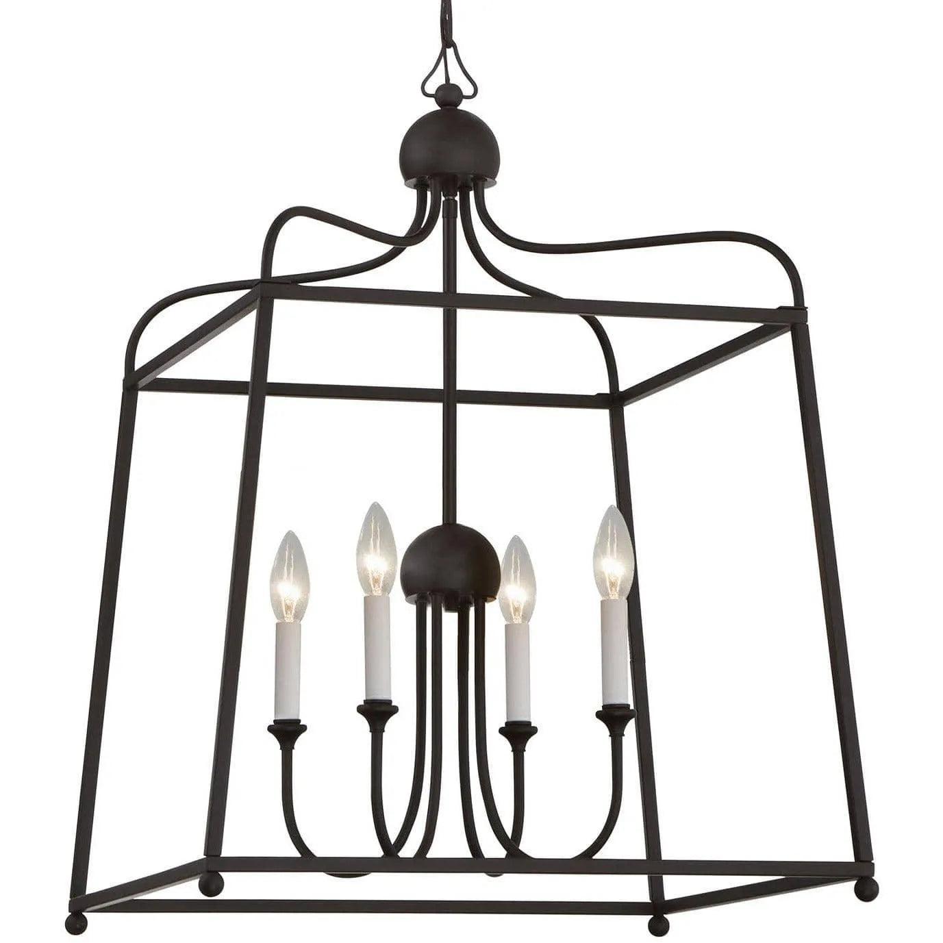 Crystorama - Sylvan Four Light Chandelier - 2244-DB_NOSHADE - Canada Light Shop