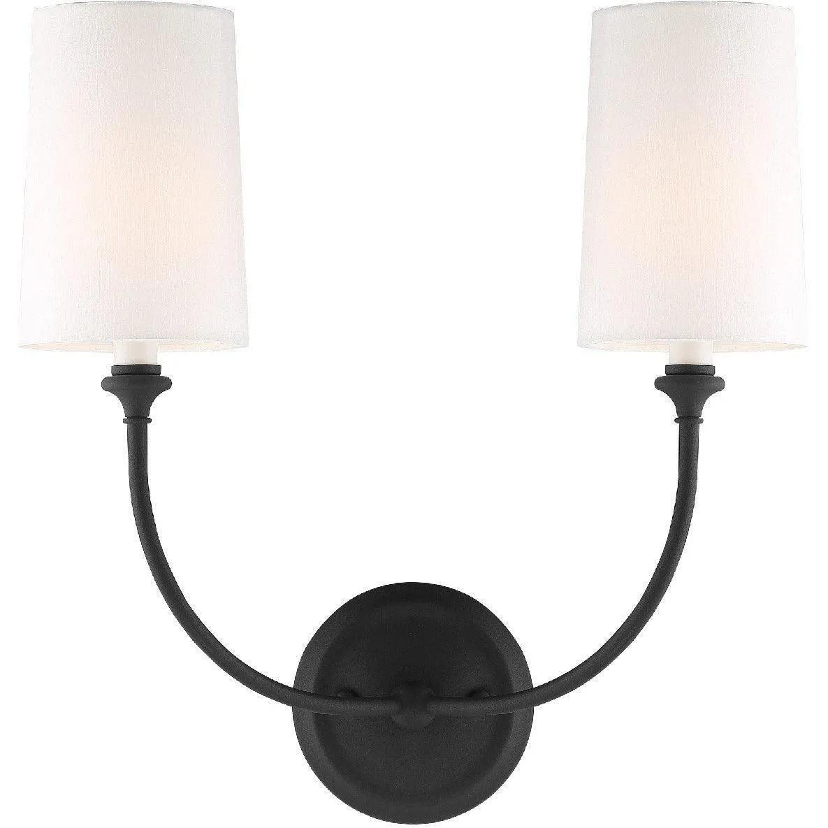 Crystorama - Sylvan Two Light Wall Mount - 2242-BF - Canada Light Shop
