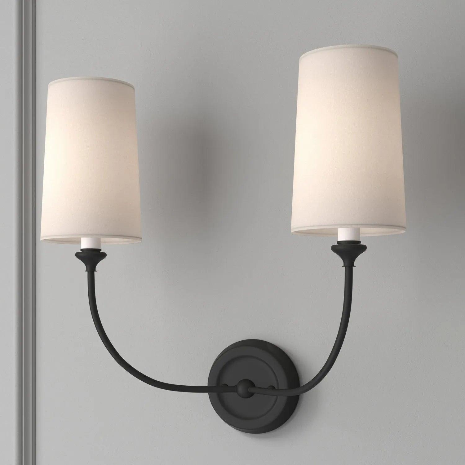Crystorama - Sylvan Two Light Wall Mount - 2242-BF - Canada Light Shop