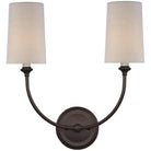 Crystorama - Sylvan Two Light Wall Mount - 2242-DB - Canada Light Shop