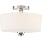 Crystorama - Travis Two Light Ceiling Mount - TRA-A3302-PN - Canada Light Shop