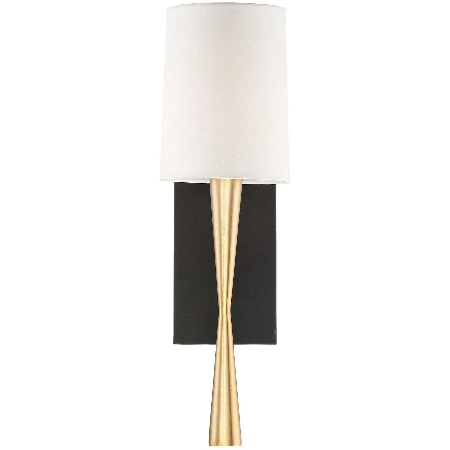 Crystorama - Trenton One Light Wall Mount - TRE-221-AG-BF - Canada Light Shop