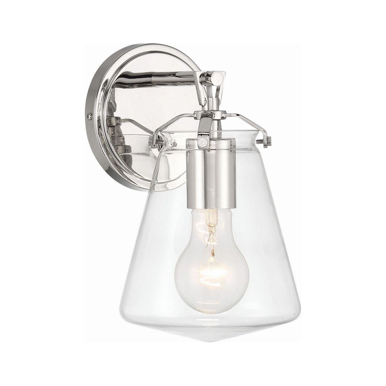Crystorama - Voss Wall Sconce - VSS-7001-PN - Canada Light Shop