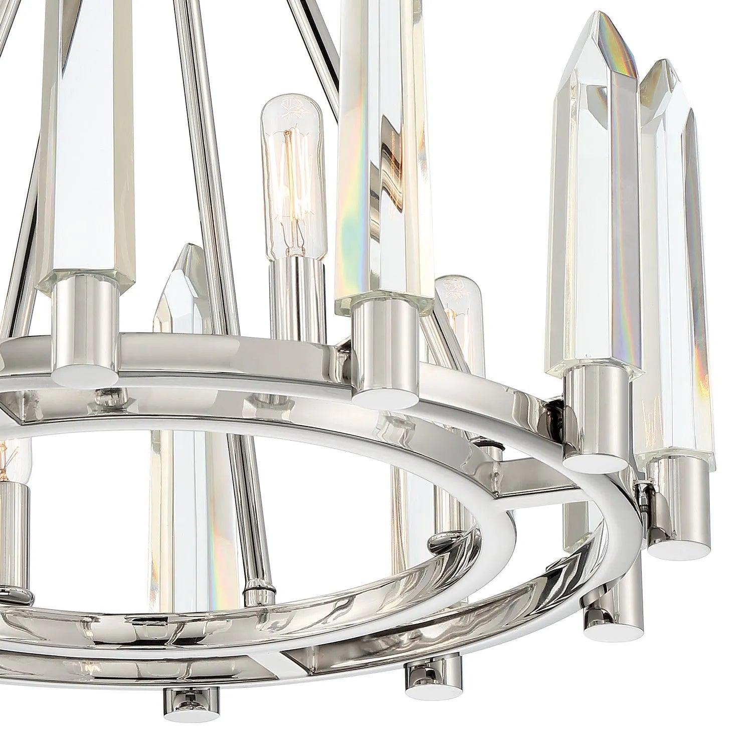 Crystorama - Watson Ceiling Mount - WAT-B2004-PN - Canada Light Shop