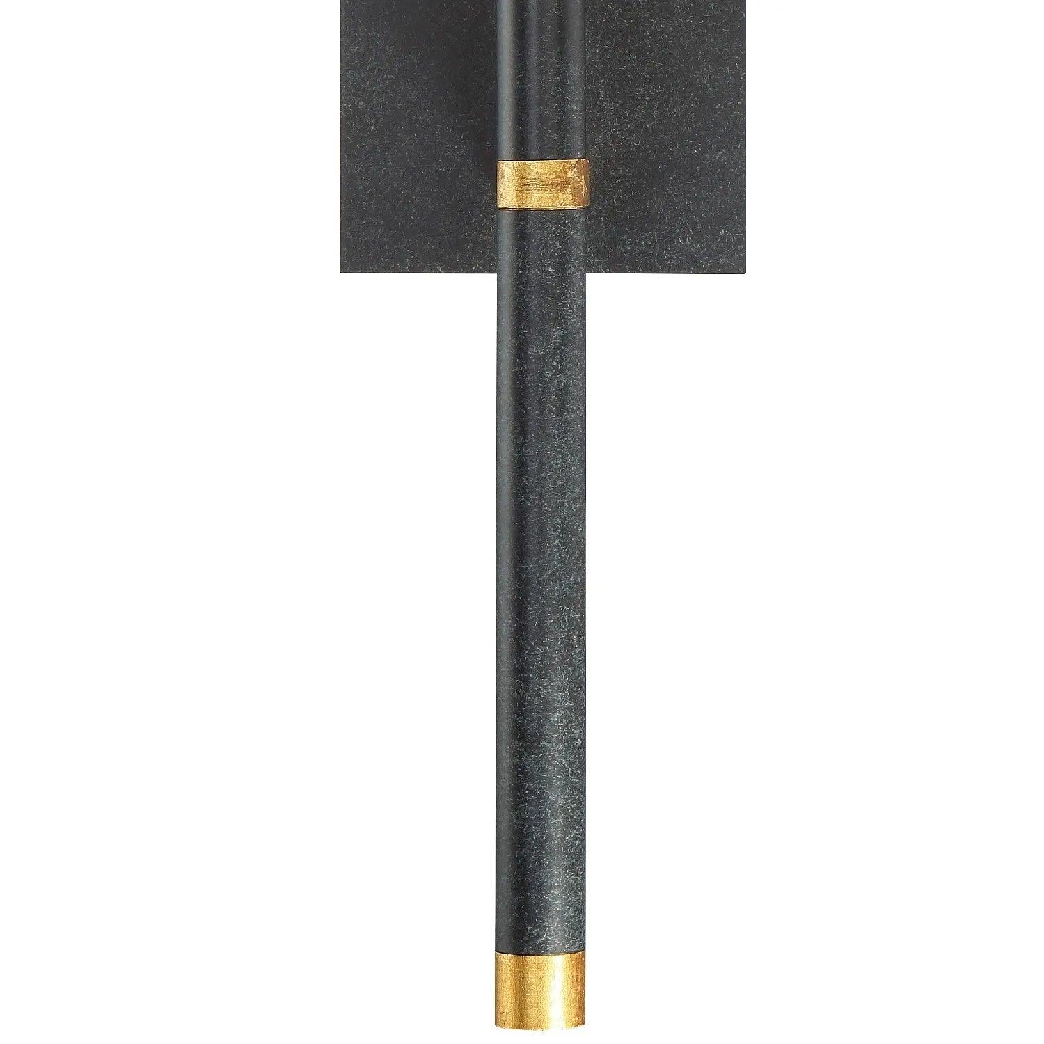 Crystorama - Weston One Light Wall Mount - WES-9901-BK-GA - Canada Light Shop