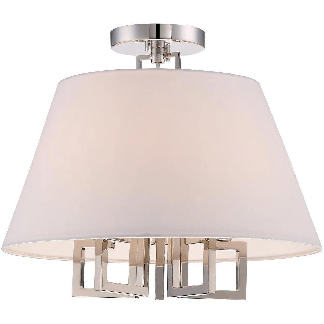 Crystorama - Westwood Five Light Ceiling Mount - 2255-PN_CEILING - Canada Light Shop