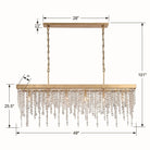 Crystorama - Winham Six Light Chandelier - WIN-617-GA-CL-MWP - Canada Light Shop