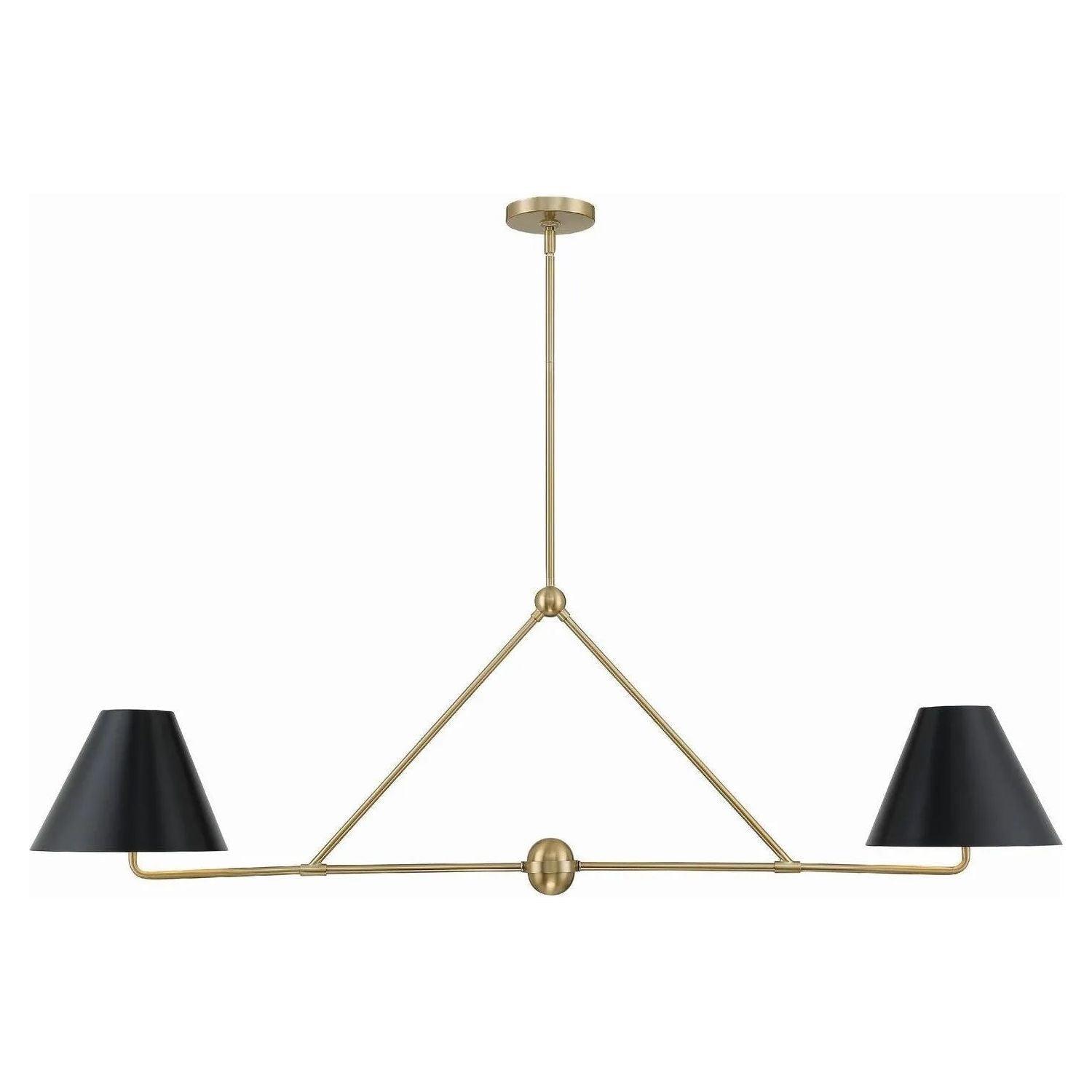 Crystorama - Xavier Linear Chandelier - XAV-B9307-VG - Canada Light Shop