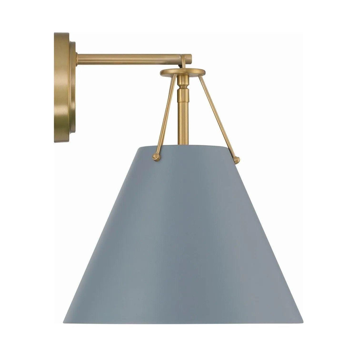 Crystorama - Xavier Task Sconce - XAV-B8311-VG-BL - Canada Light Shop