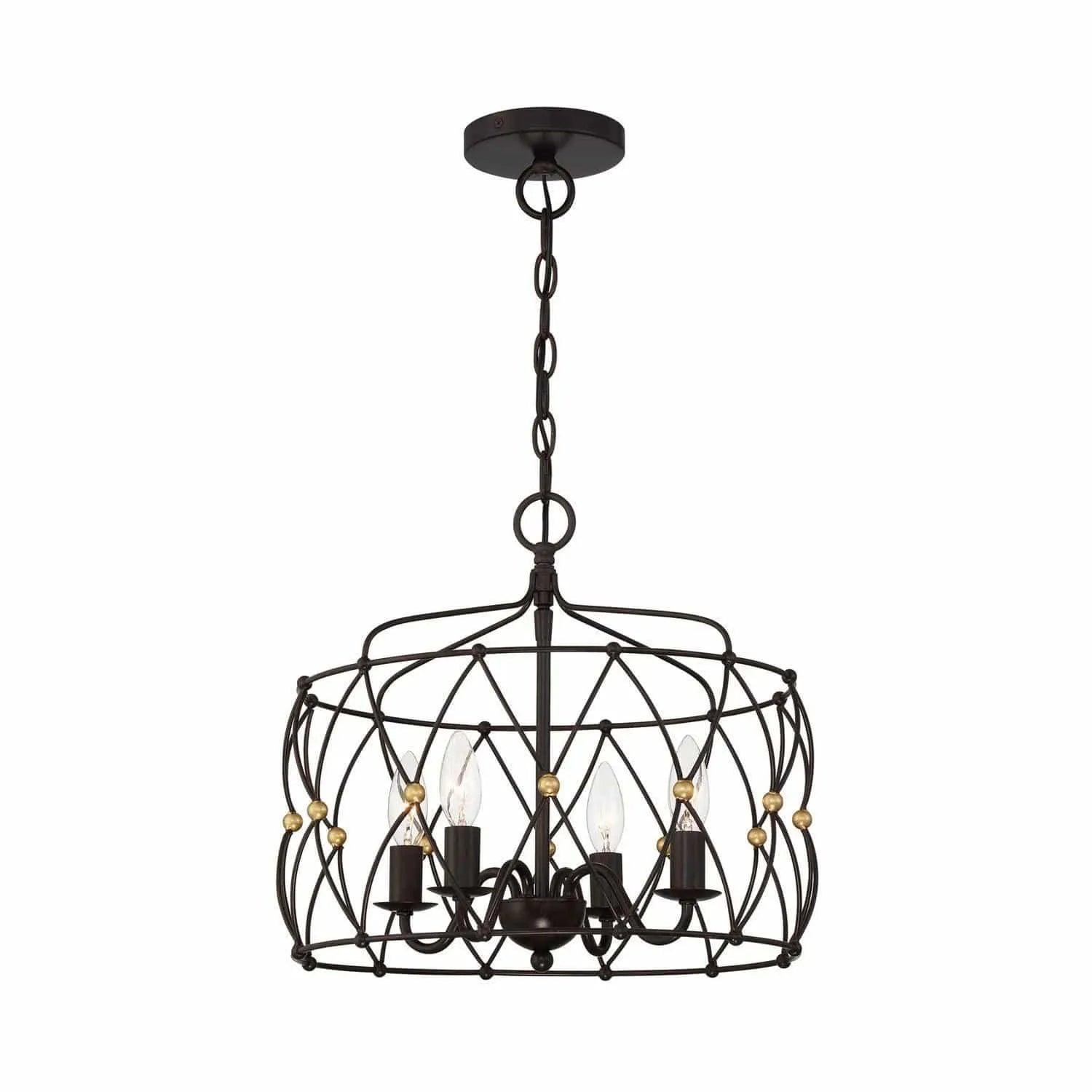 Crystorama - Zucca Lantern - ZUC-A9030-EB-GA - Canada Light Shop