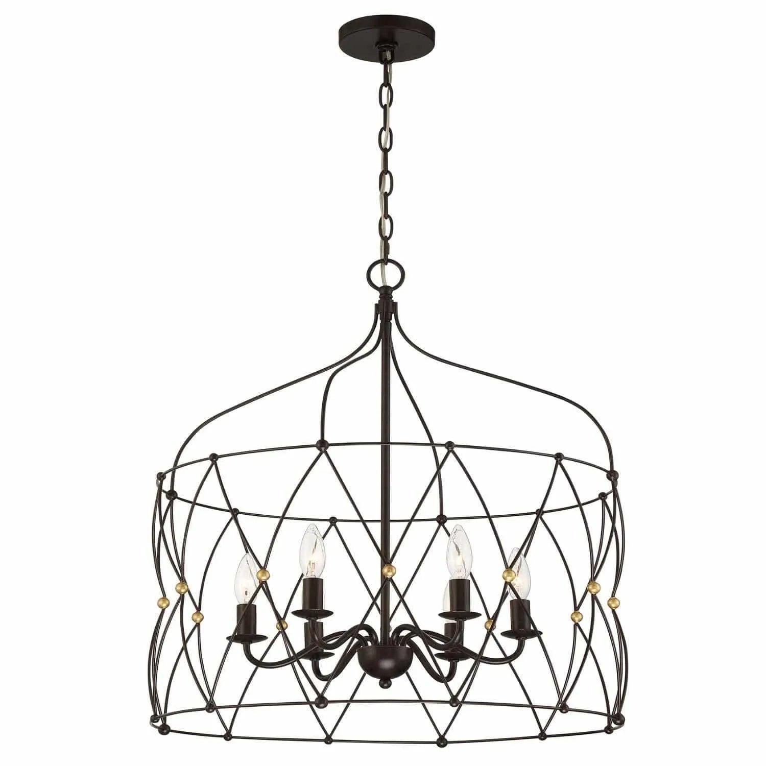 Crystorama - Zucca Lantern - ZUC-A9035-EB-GA - Canada Light Shop