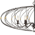 Crystorama - Zucca Oval Chandelier - ZUC-A9036-EB-GA - Canada Light Shop