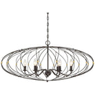 Crystorama - Zucca Oval Chandelier - ZUC-A9036-EB-GA - Canada Light Shop