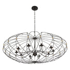 Crystorama - Zucca Oval Chandelier - ZUC-A9039-EB-GA - Canada Light Shop
