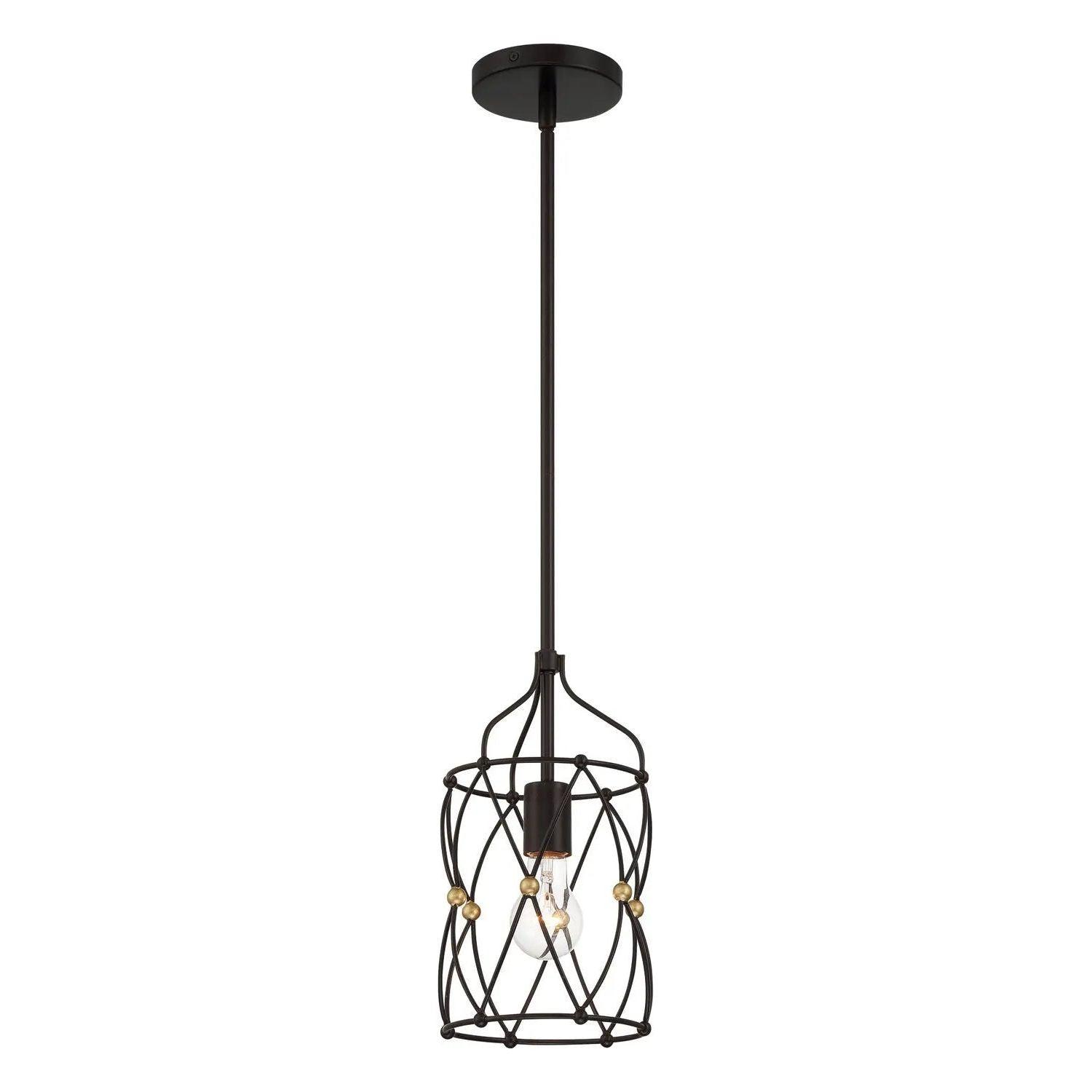 Crystorama - Zucca Pendant - ZUC-A9031-EB-GA - Canada Light Shop