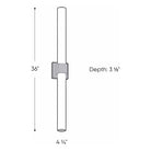 DALS Lighting - LEDVAN002 Vanity Light - LEDVAN002-CC-12CH - Canada Light Shop