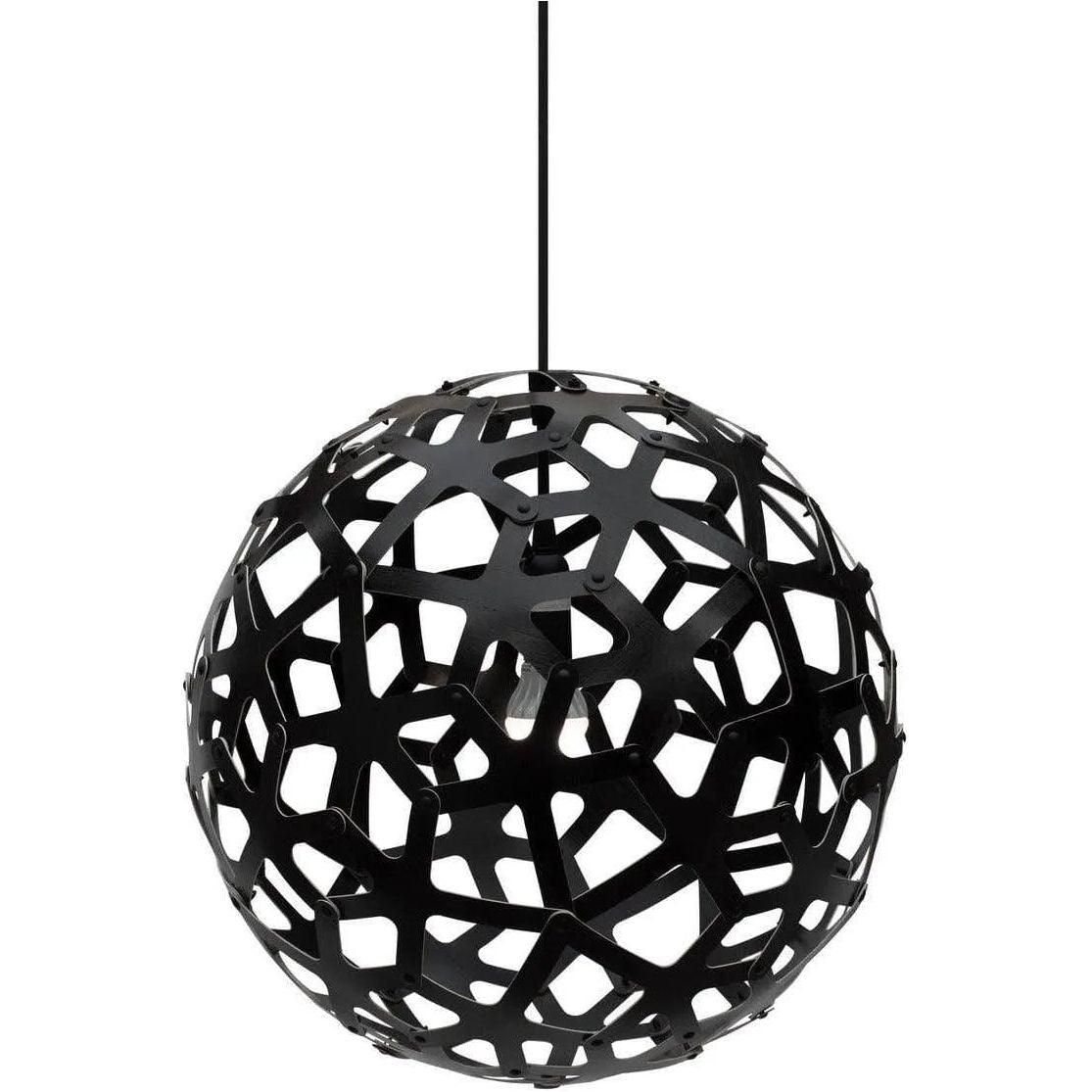 David Trubridge - Coral 400 Pendant - COR-0400-BLK-BLK - Canada Light Shop
