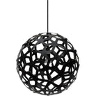 David Trubridge - Coral 400 Pendant - COR-0400-BLK-BLK - Canada Light Shop