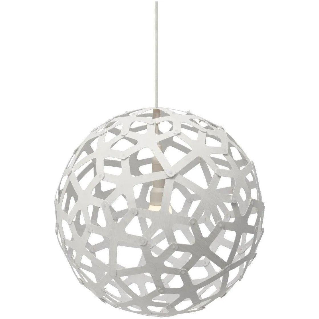 David Trubridge - Coral 400 Pendant - COR-0400-WHI-WHI - Canada Light Shop