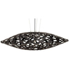 David Trubridge - Flax 1500 Pendant - FLX-1500-BLK-BLK - Canada Light Shop