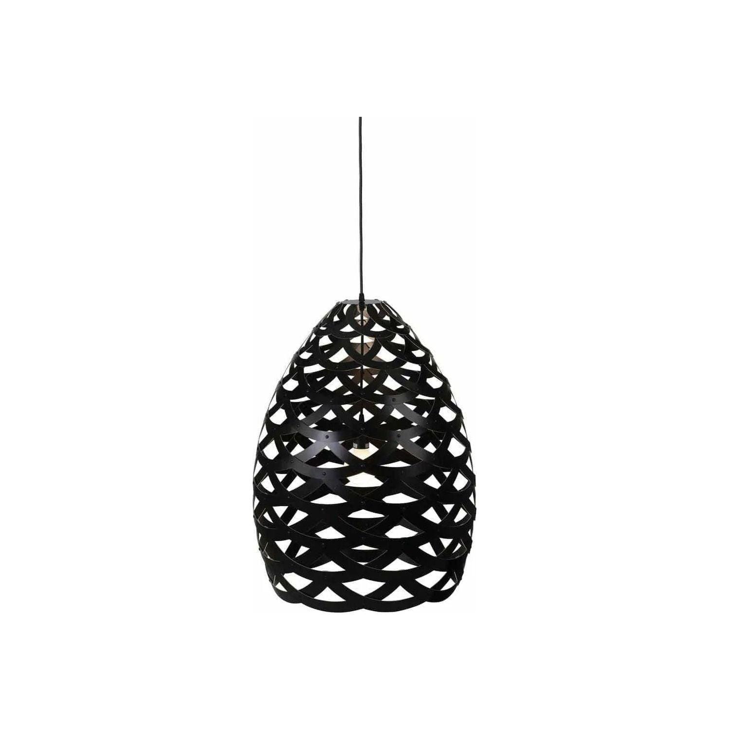 David Trubridge - Tui 500 Pendant - TUI-SMAL-BLK-BLK-KIT-SET - Canada Light Shop