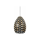 David Trubridge - Tui 500 Pendant - TUI-SMAL-BLK-BMB-KIT-SET - Canada Light Shop