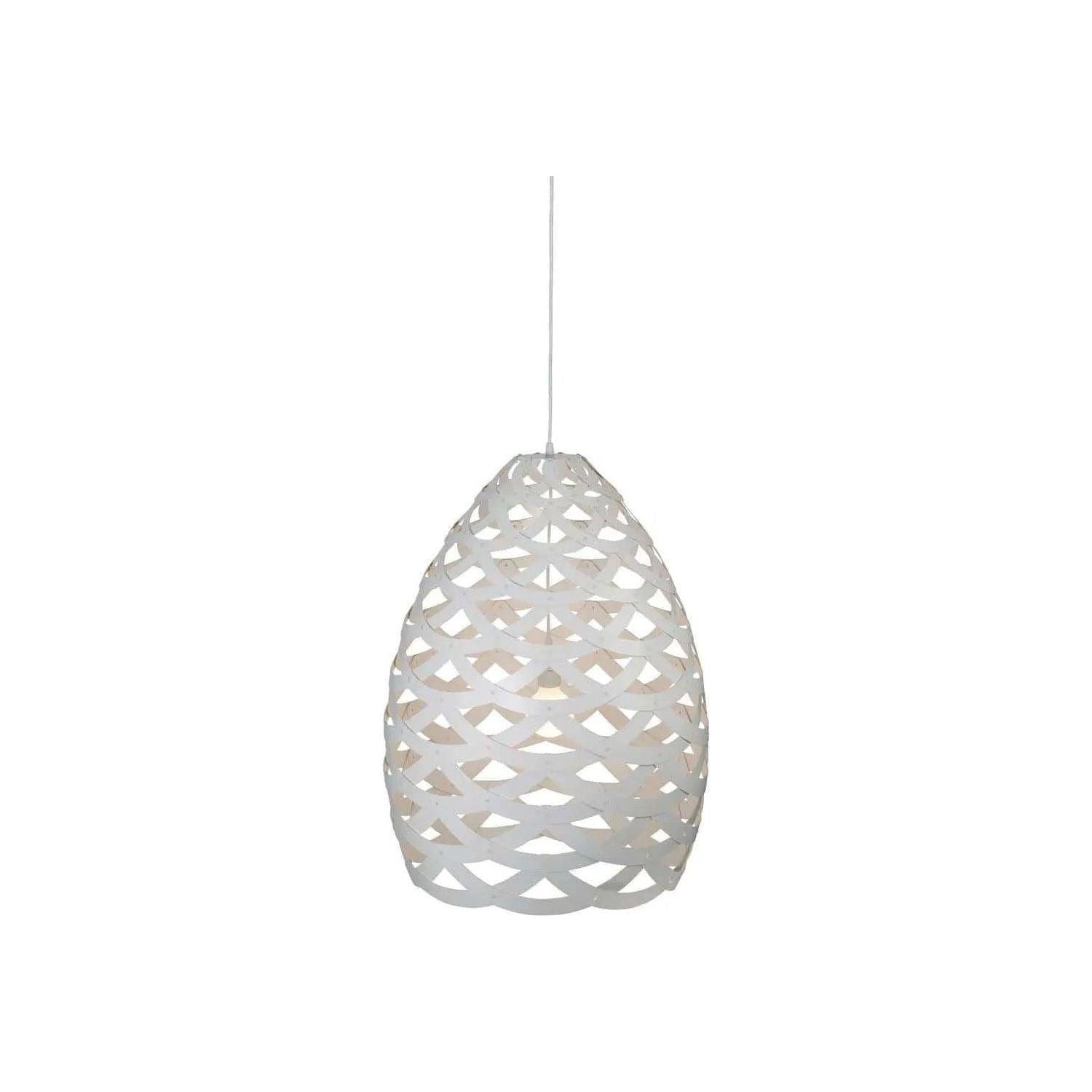 David Trubridge - Tui 500 Pendant - TUI-SMAL-WHI-WHI-KIT-SET - Canada Light Shop