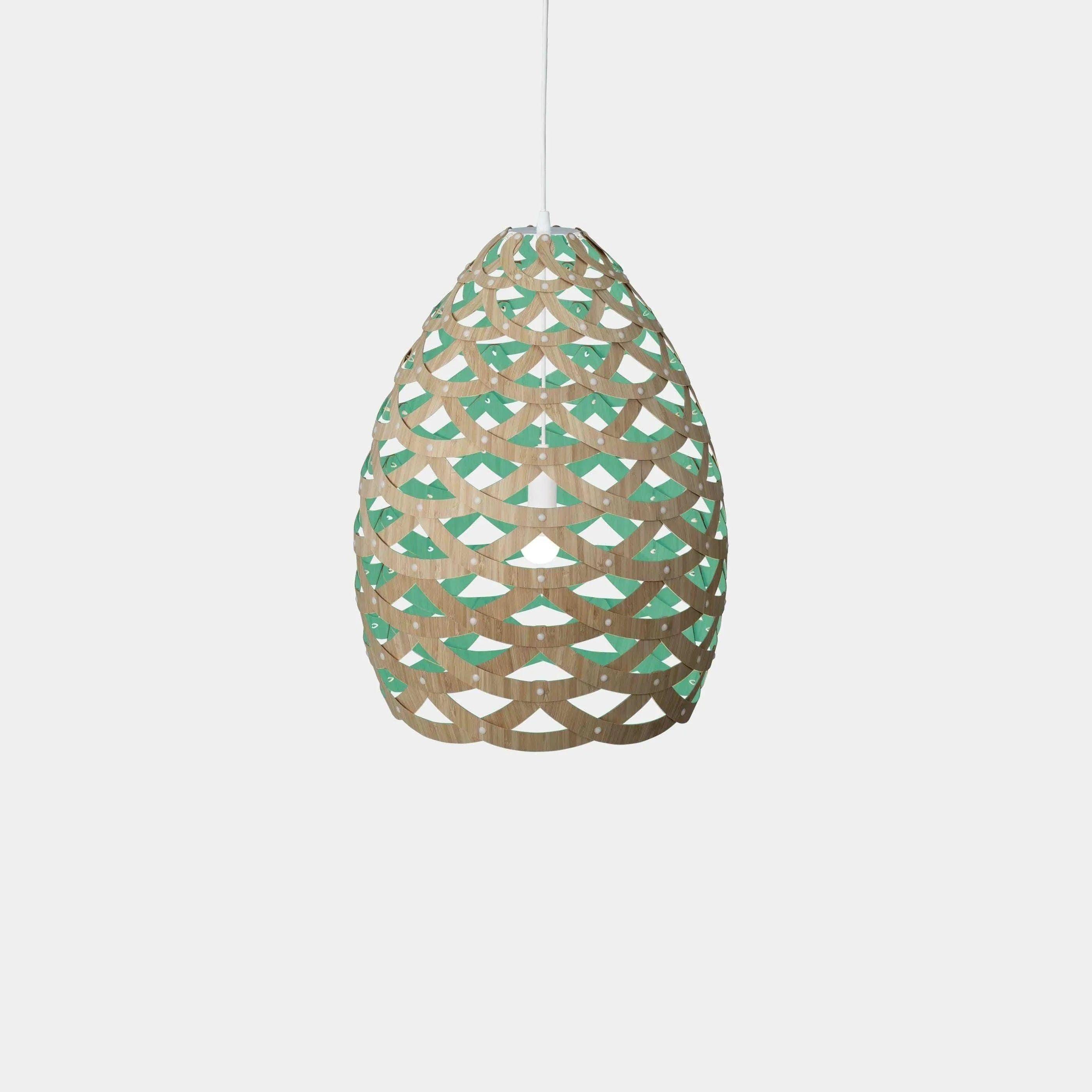 David Trubridge - Tui 680 Pendant - TUI-MEDI-AQU-BMB-ASM-PAK - Canada Light Shop