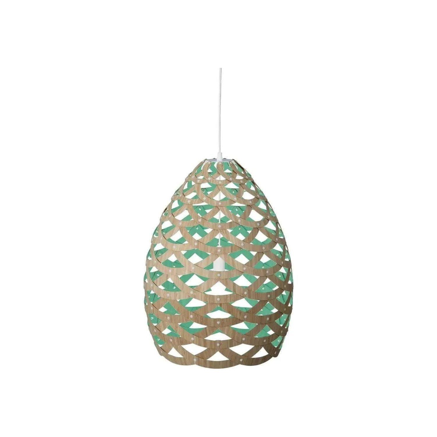 David Trubridge - Tui 680 Pendant - TUI-MEDI-BMB-AQU-KIT-SET - Canada Light Shop