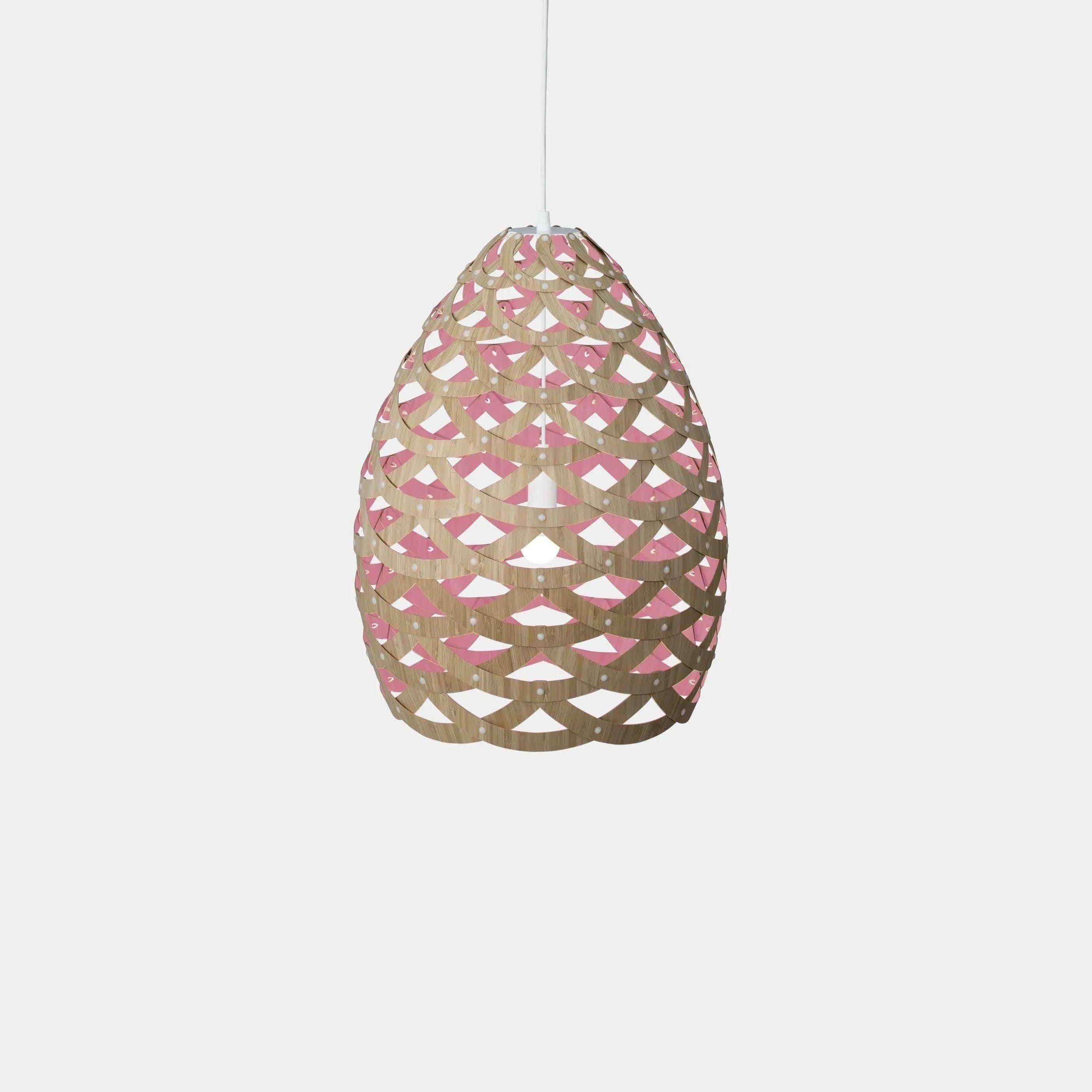 David Trubridge - Tui 680 Pendant - TUI-MEDI-PNK-BMB-ASM-PAK - Canada Light Shop