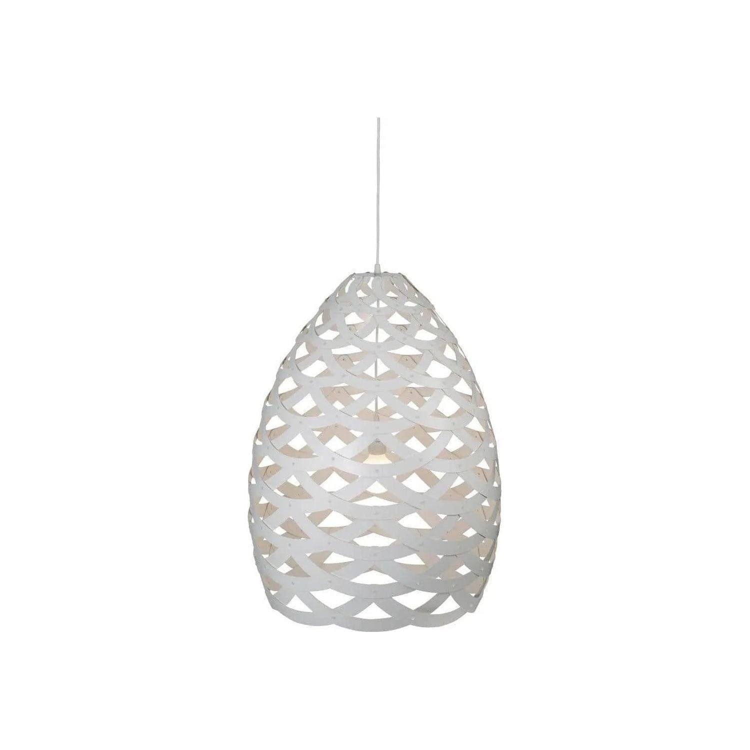 David Trubridge - Tui 680 Pendant - TUI-MEDI-WHI-WHI-KIT-SET - Canada Light Shop