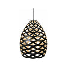 David Trubridge - Tui 900 Pendant - TUI-LARG-BLK-BMB-KIT-SET - Canada Light Shop
