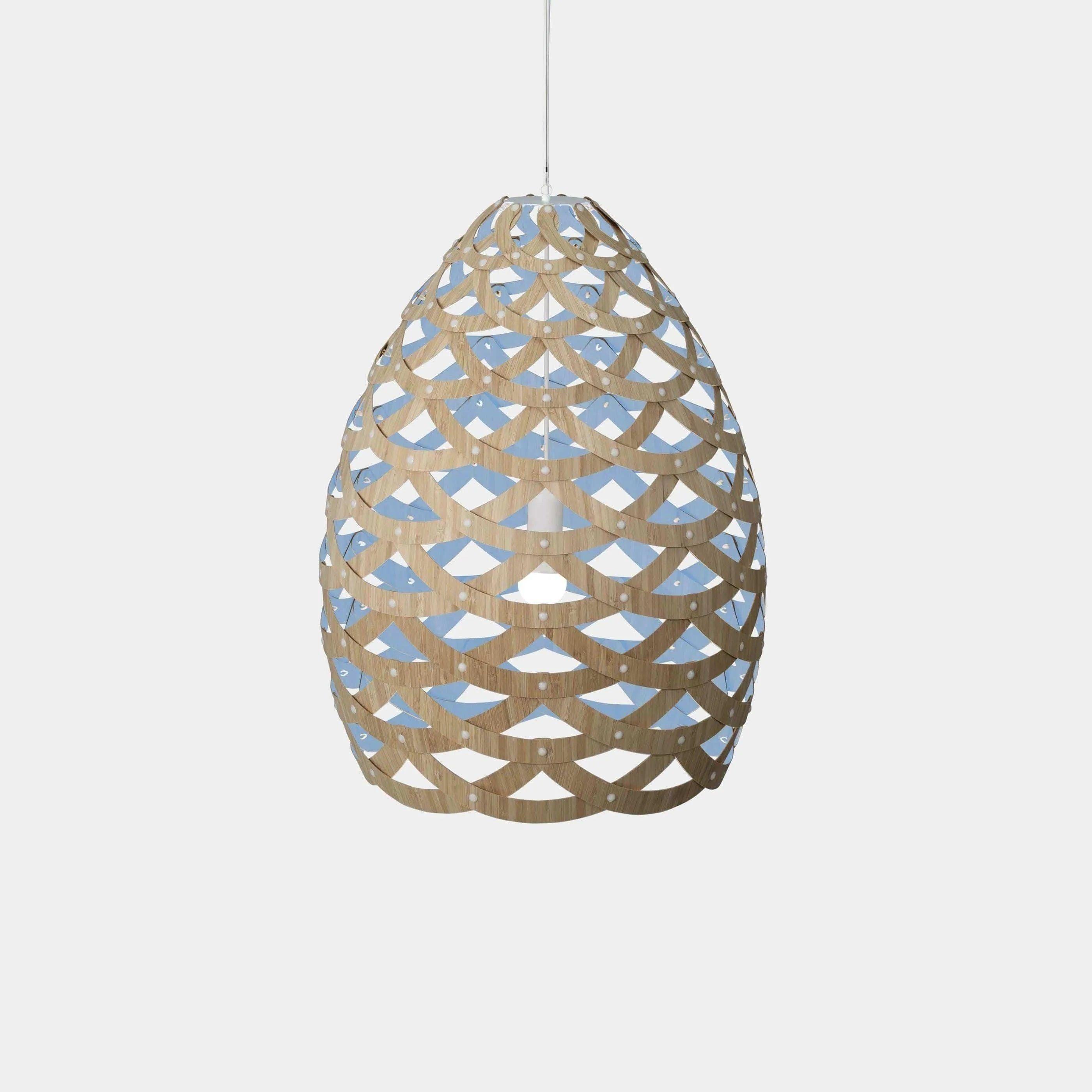 David Trubridge - Tui 900 Pendant - TUI-LARG-BLU-BMB-ASM-PAK - Canada Light Shop