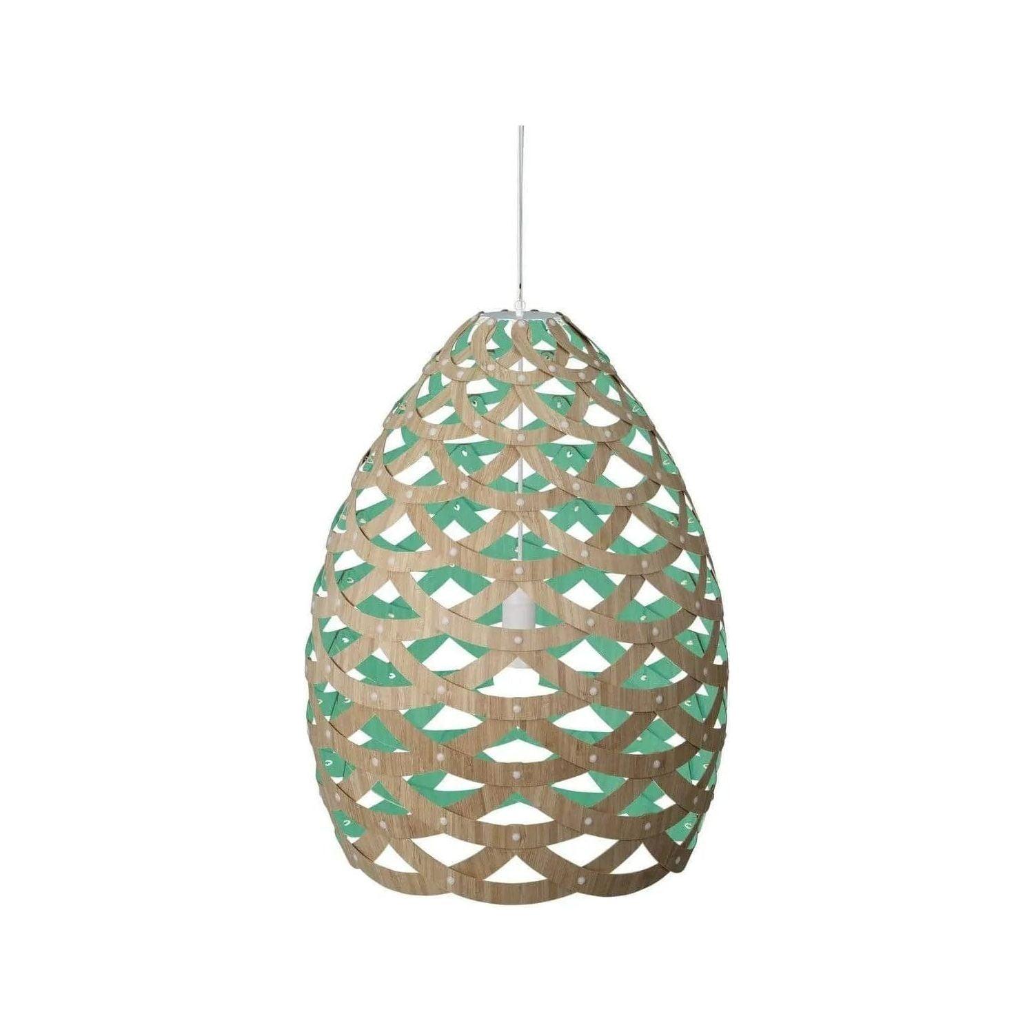 David Trubridge - Tui 900 Pendant - TUI-LARG-BMB-AQU-KIT-SET - Canada Light Shop