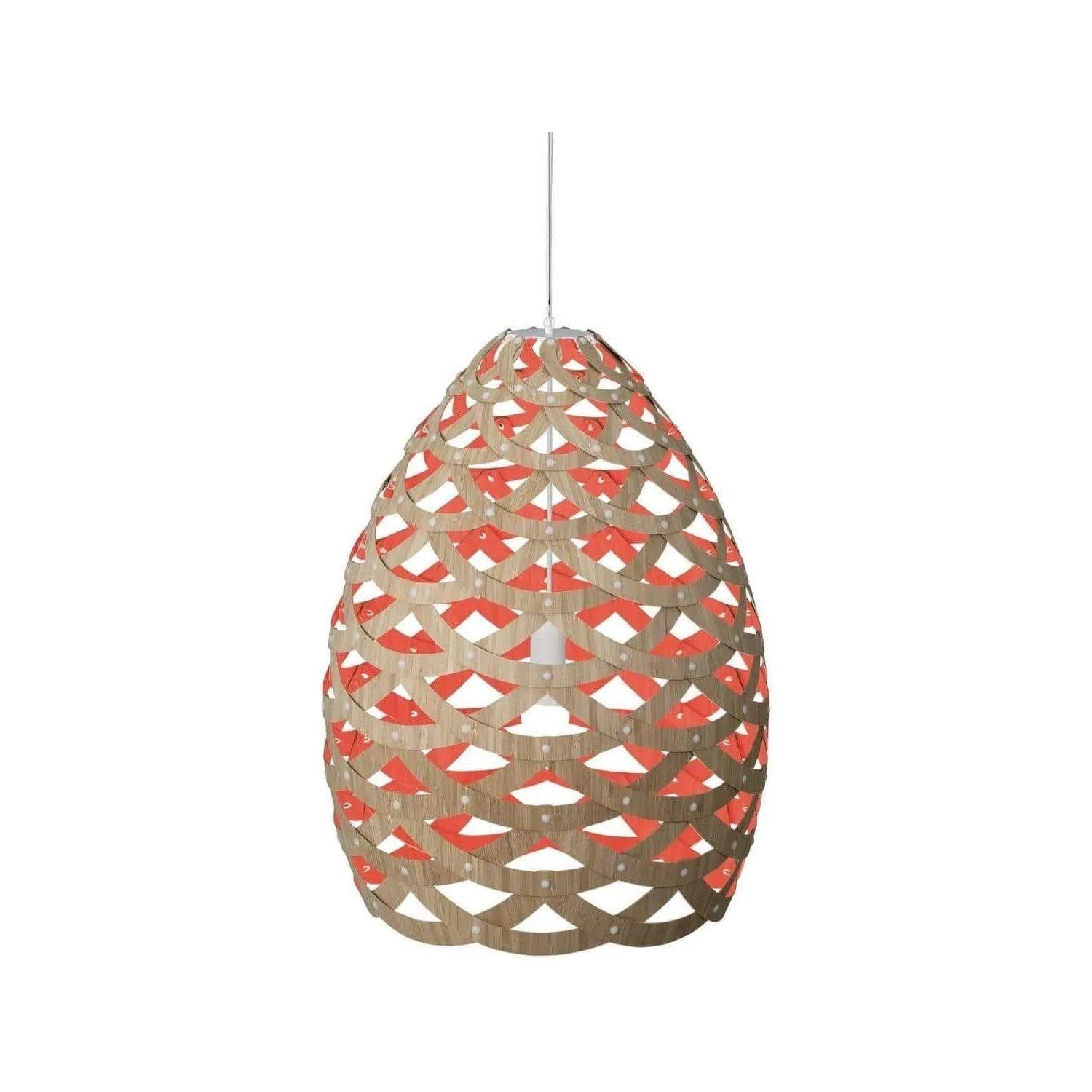 David Trubridge - Tui 900 Pendant - TUI-LARG-BMB-RED-KIT-SET - Canada Light Shop