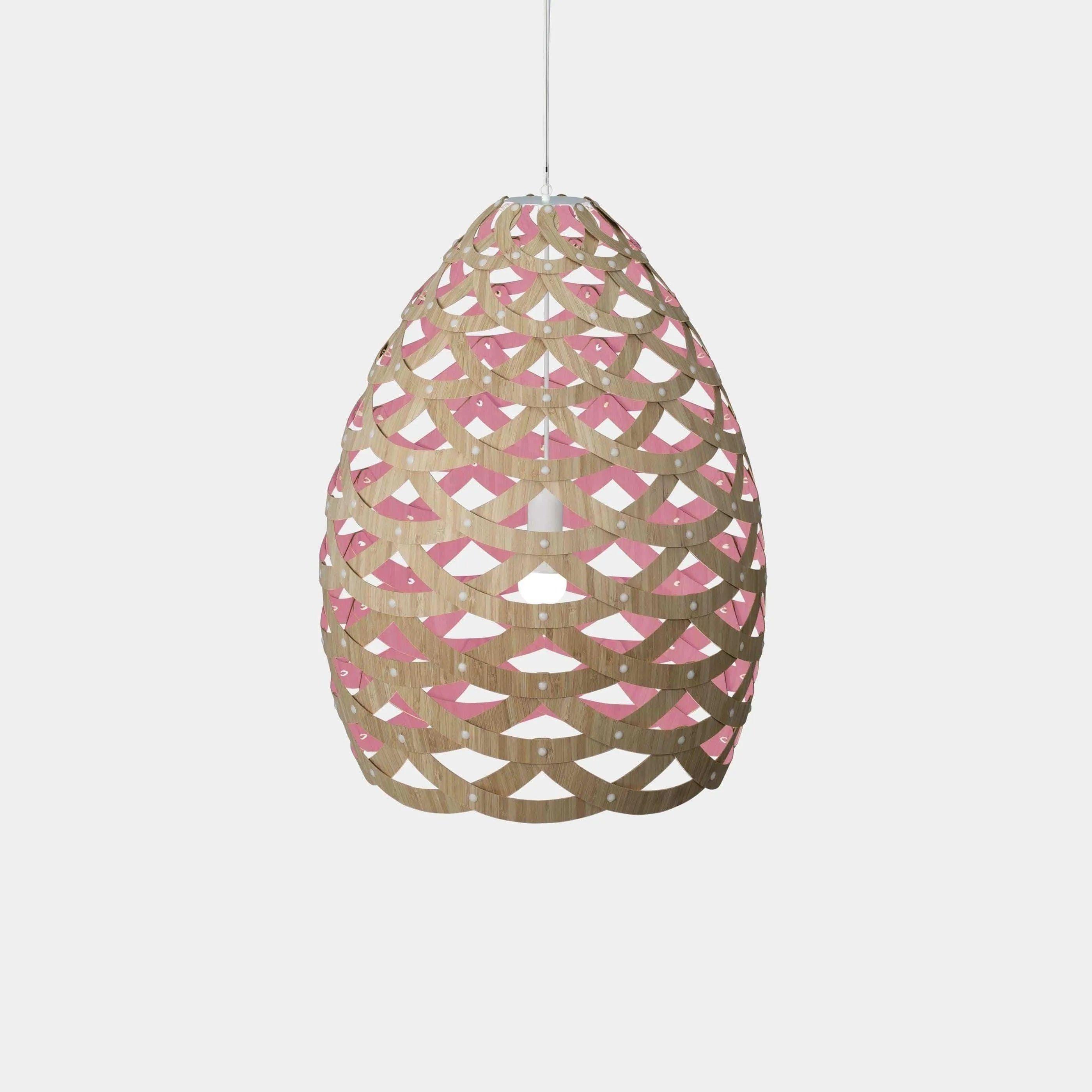 David Trubridge - Tui 900 Pendant - TUI-LARG-PNK-BMB-ASM-PAK - Canada Light Shop