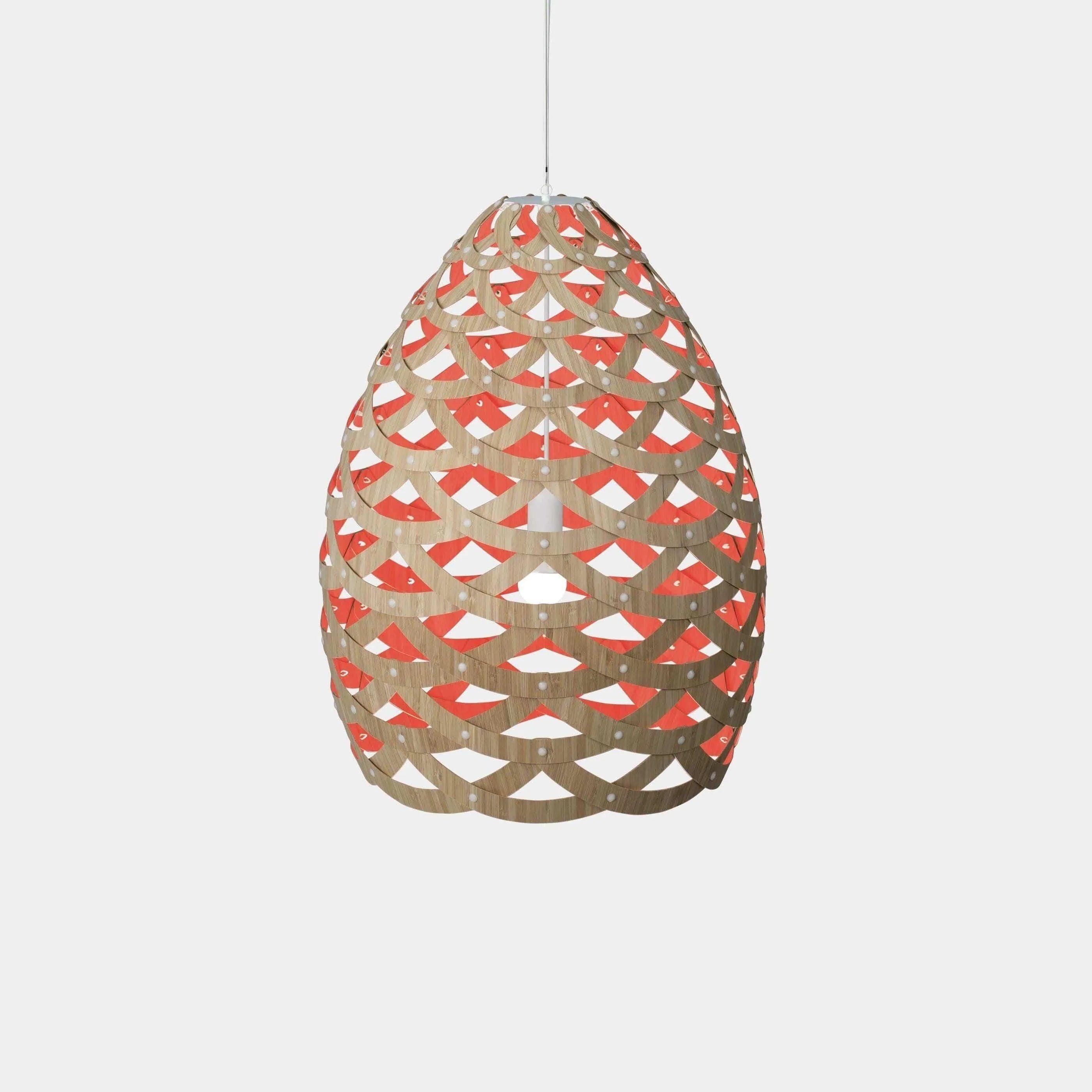 David Trubridge - Tui 900 Pendant - TUI-LARG-RED-BMB-ASM-PAK - Canada Light Shop