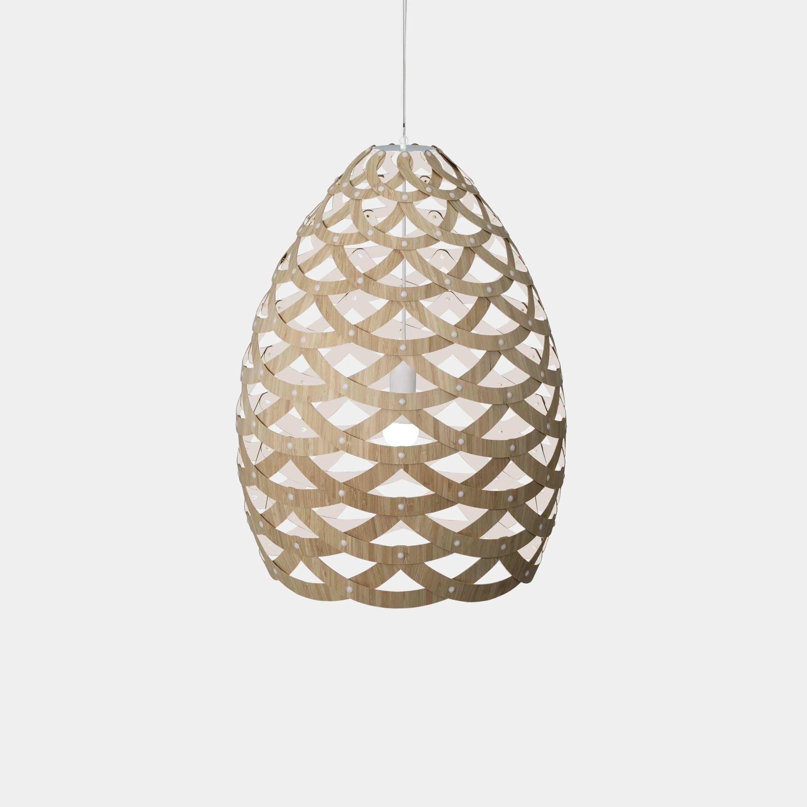 David Trubridge - Tui 900 Pendant - TUI-LARG-WHI-BMB-KIT-SET - Canada Light Shop