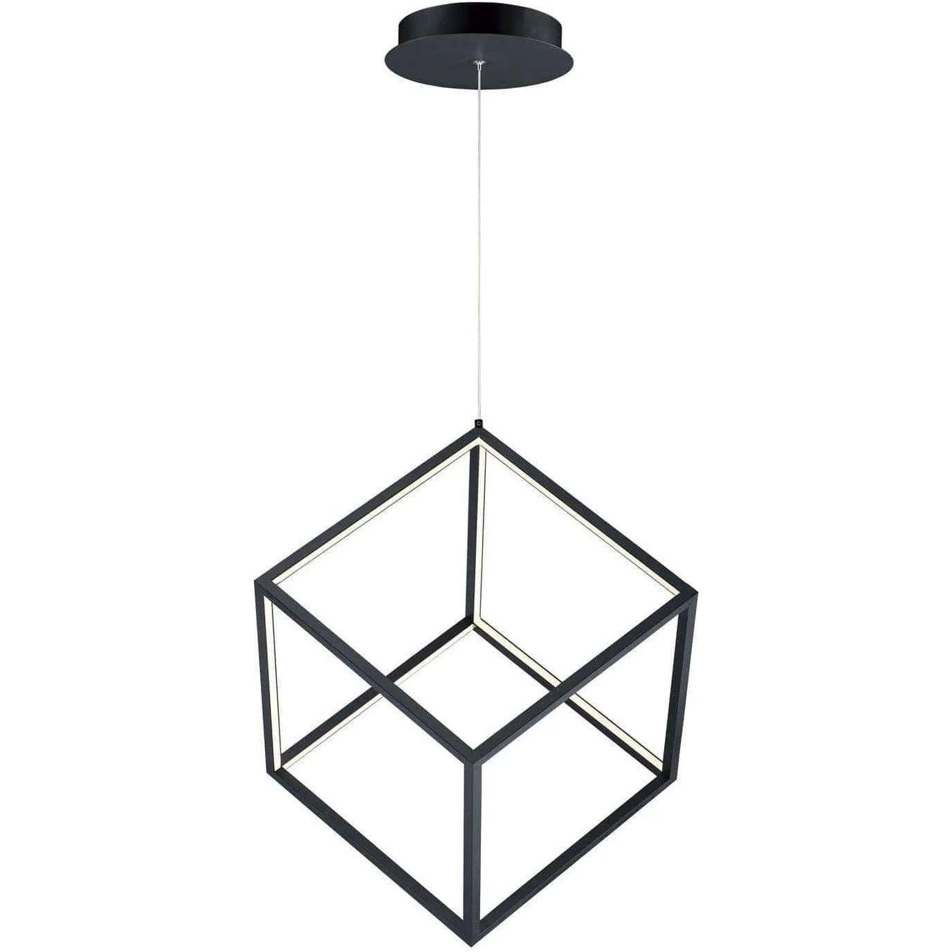 ET2 Lighting - 4 Square LED Pendant - E30582-BK - Canada Light Shop